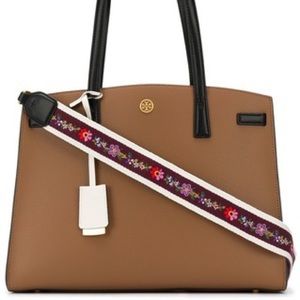 Tory Burch Walker Satchel with Webbing Strap